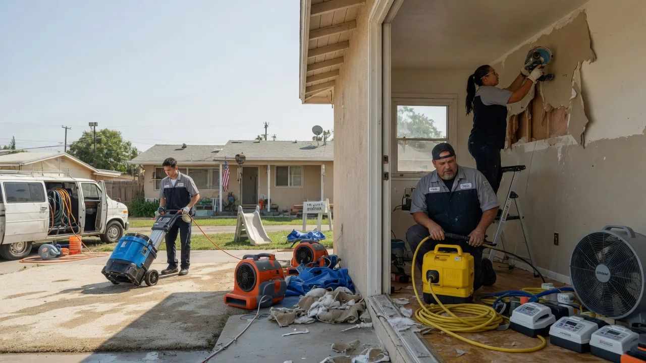 Water Damage Restoration in Mentone, CA near me